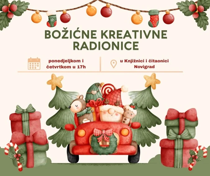 Kreativne božićne radionice – prosinac 2025.