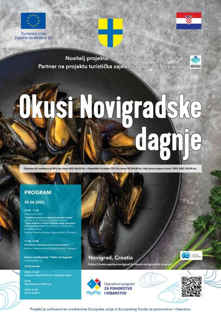 Okusi novigradske dagnje – JUTARNJI PROGRAM U KNJIŽNICI