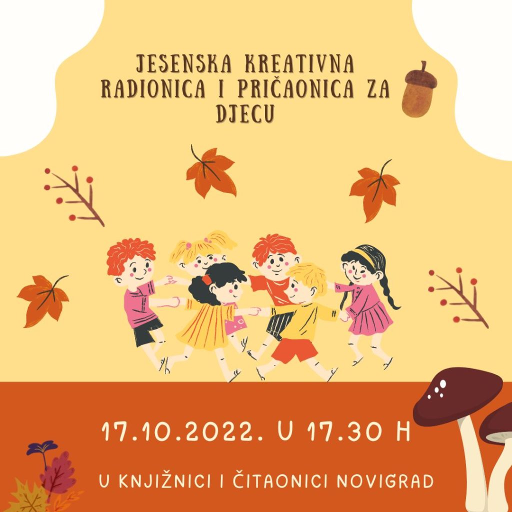 Jesenska kreativna radionica i pričaonica za djecu